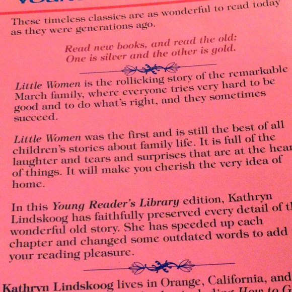 Classic Literature, Little Women Books 1 and 2 - Picture 3 of 10